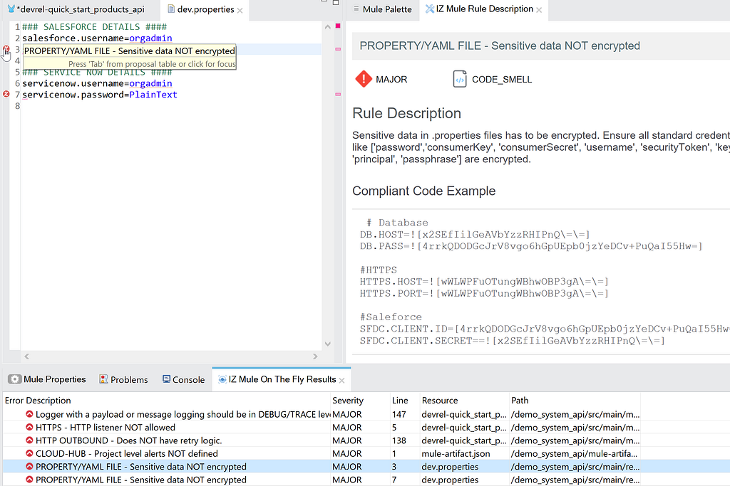 Insecure password being caught and displayed by IZ Analyzer Studio Plugin