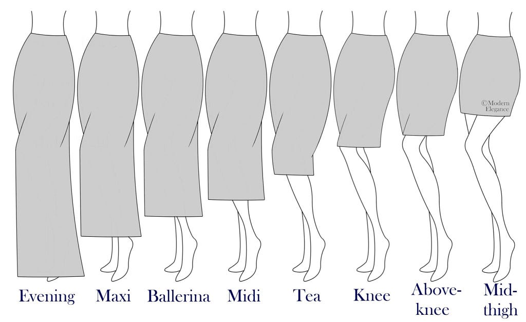 skirt style, skirt length, maxi skirts