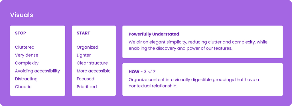 Design Principles Summary