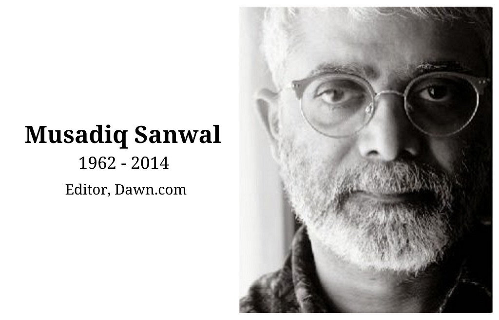 Musadiq Sanwal. PC: dawn.com