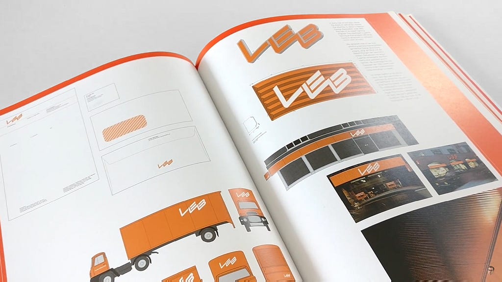 LEB logo modernism