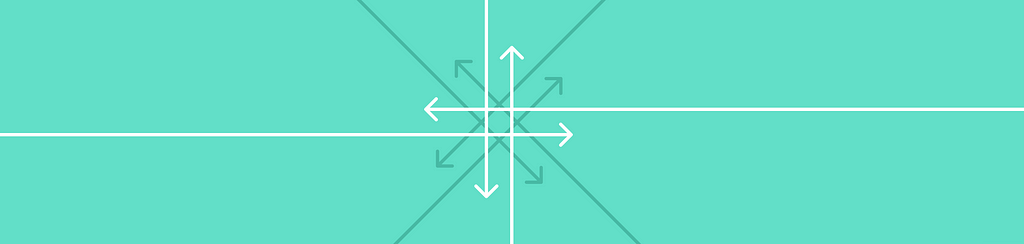 eight arrow lines, from different directions crossing over in the centre