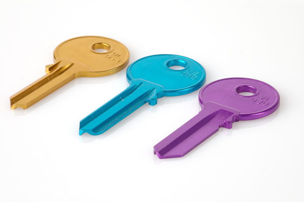 Illustrative image of keys