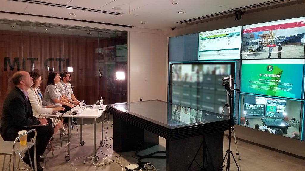 MIT CTL setup for interactive live classroom online event