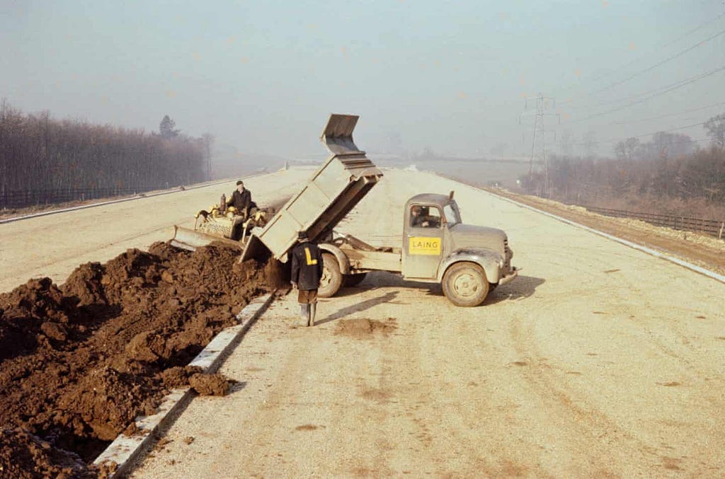 M1 motorway construction