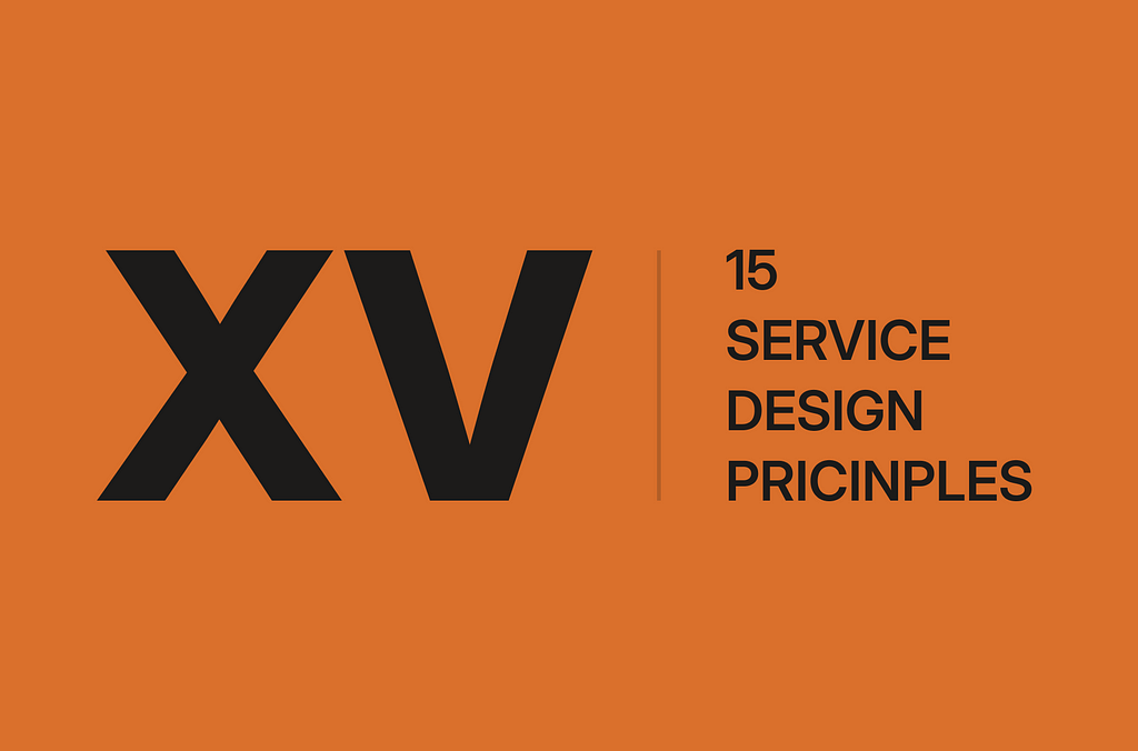 15 Service Design Principles