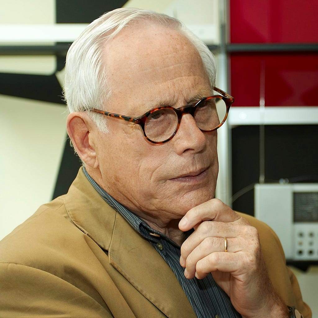 A portrait of Dieter Rams, the industrial designer at Braun, whose “10 Principles of Good Design” can inform our practice