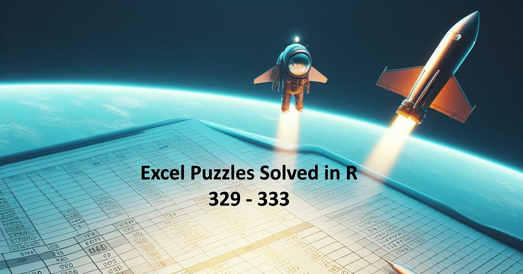 R Solution for Excel Puzzles | R-bloggers