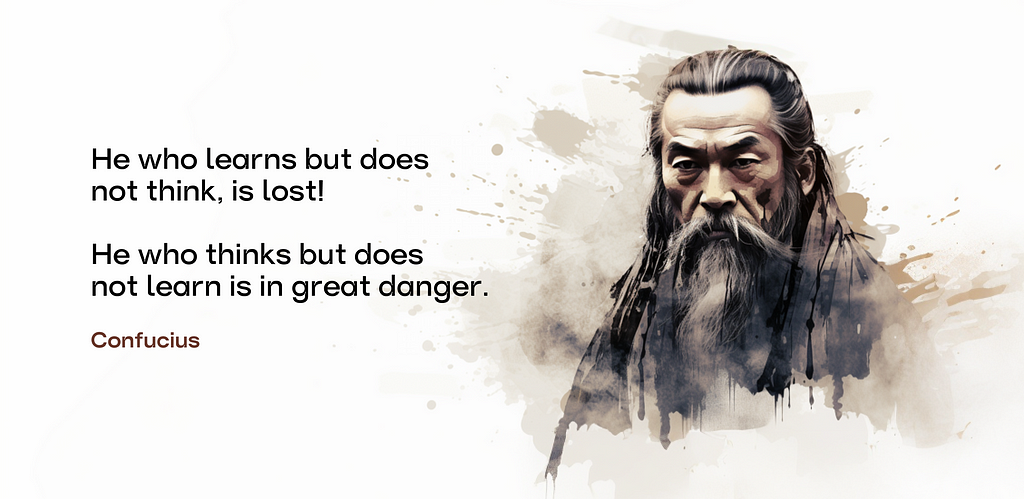 A quote from Confucius