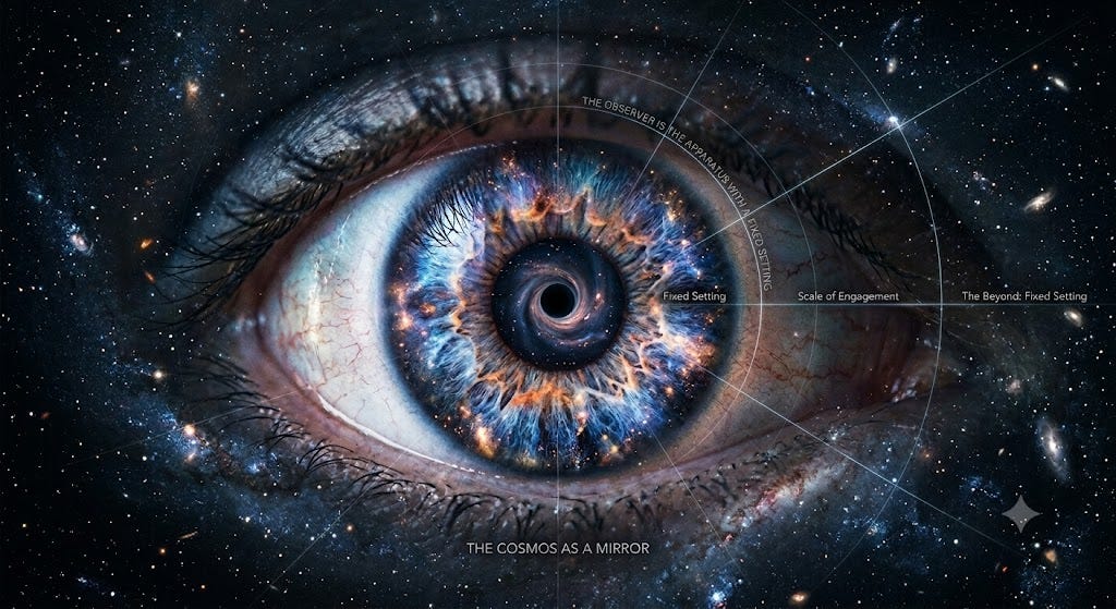 Space is literally your own eye