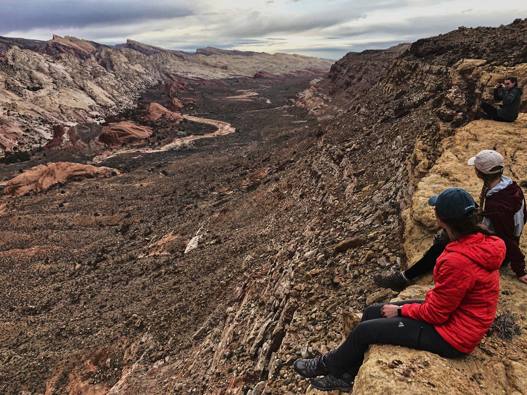 A New Friend and Myself Taking in the View