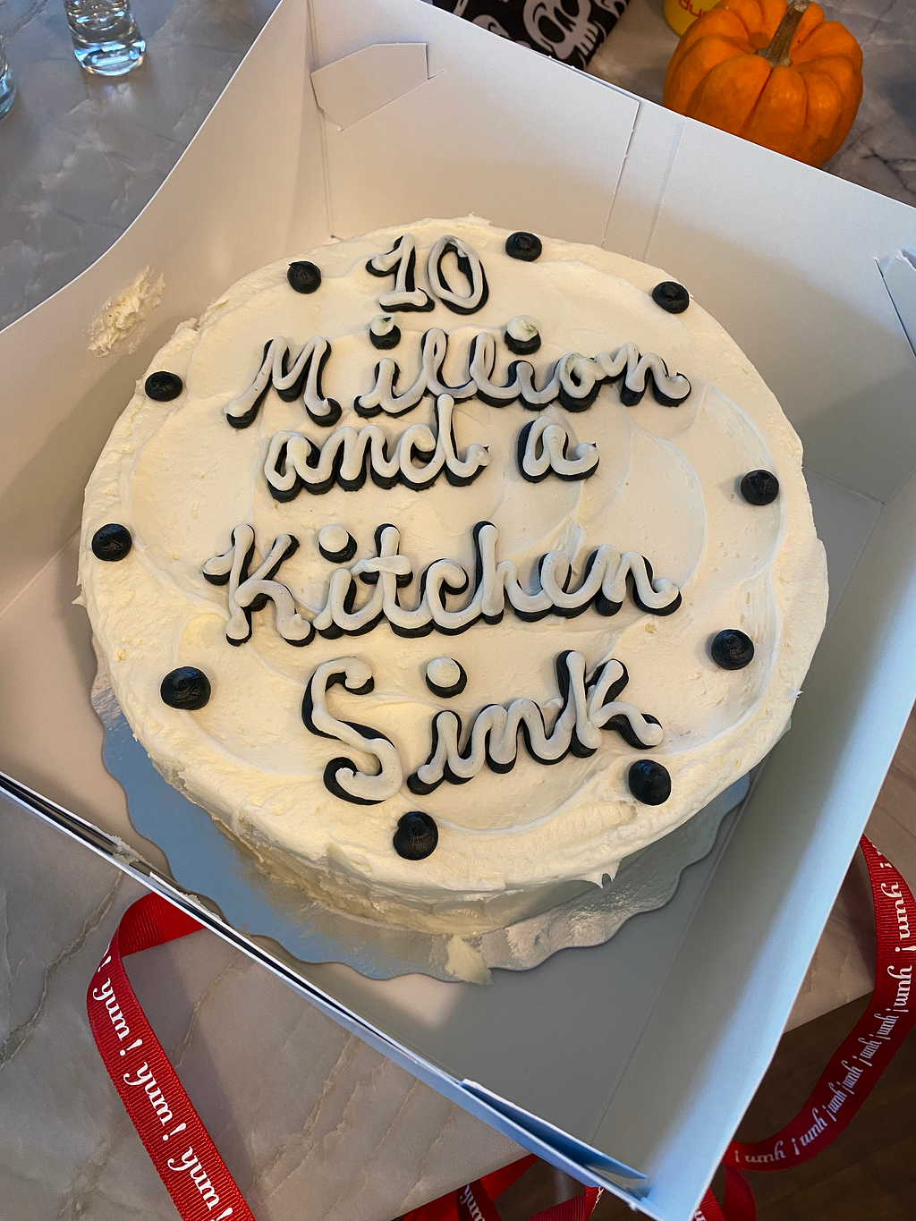 My wife got me this cake when we crossed $10M in ARR, and like the cake, we did not sit round very long. To the moon!