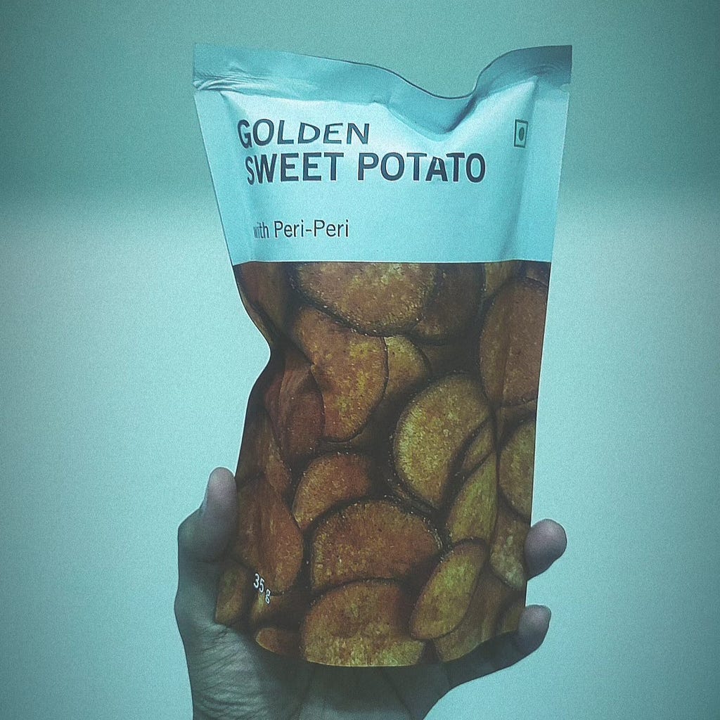 Ikea Golden Sweet Potato packaging documented by the author….