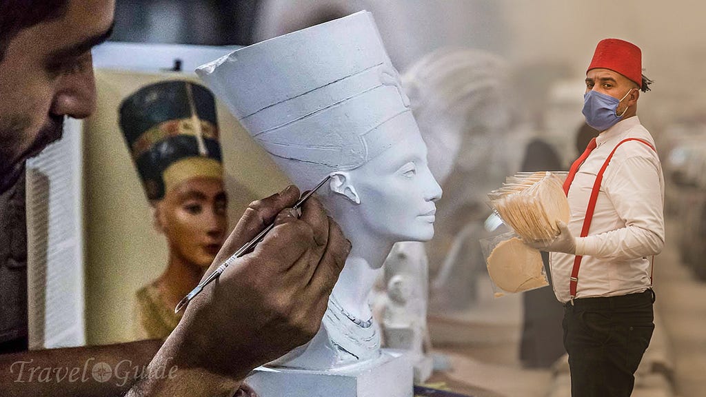 Egypt souvenir makers are being dumped in deep financial crisis because those who aren’t registered with the Ministry of Tourism cannot consider government’s help.