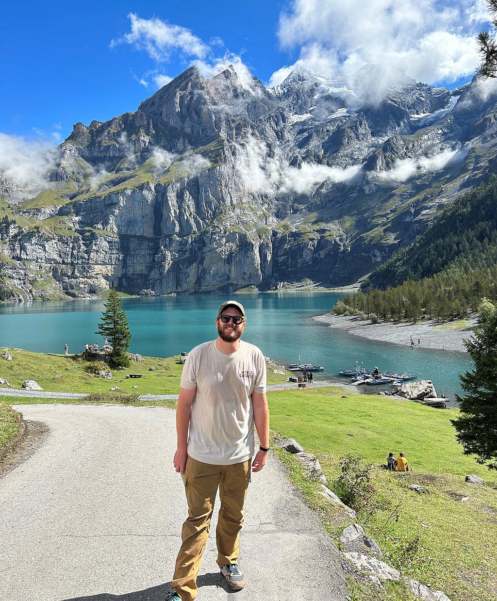 Spencer Ostergaard enjoying the great outdoors.