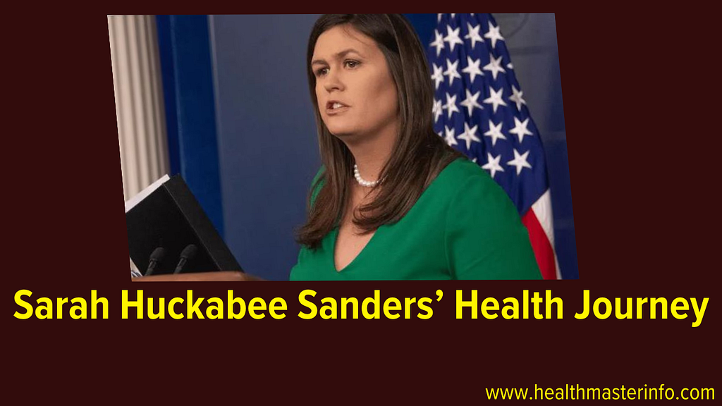 sarah huckabee sanders weight loss before and after
