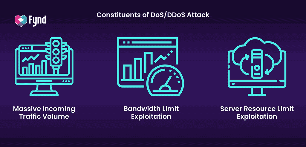 Constituents of DoS/DDoS attack.