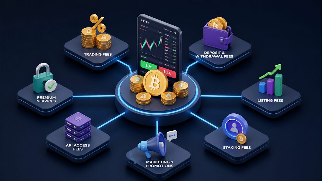 Top Revenue Streams in a Crypto Exchange Business Model