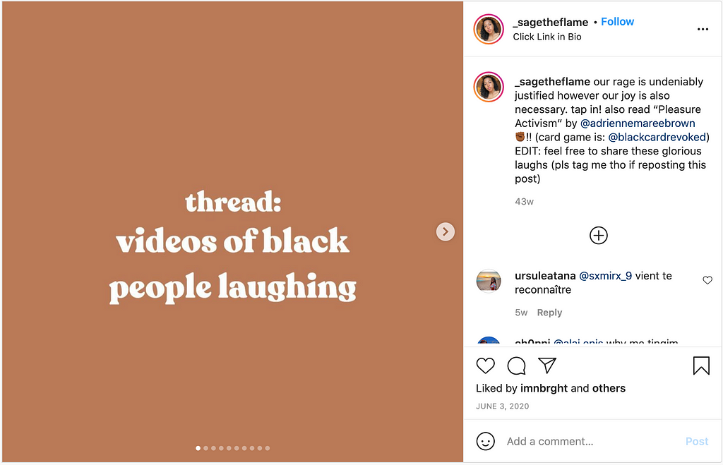 videos of black people laughing