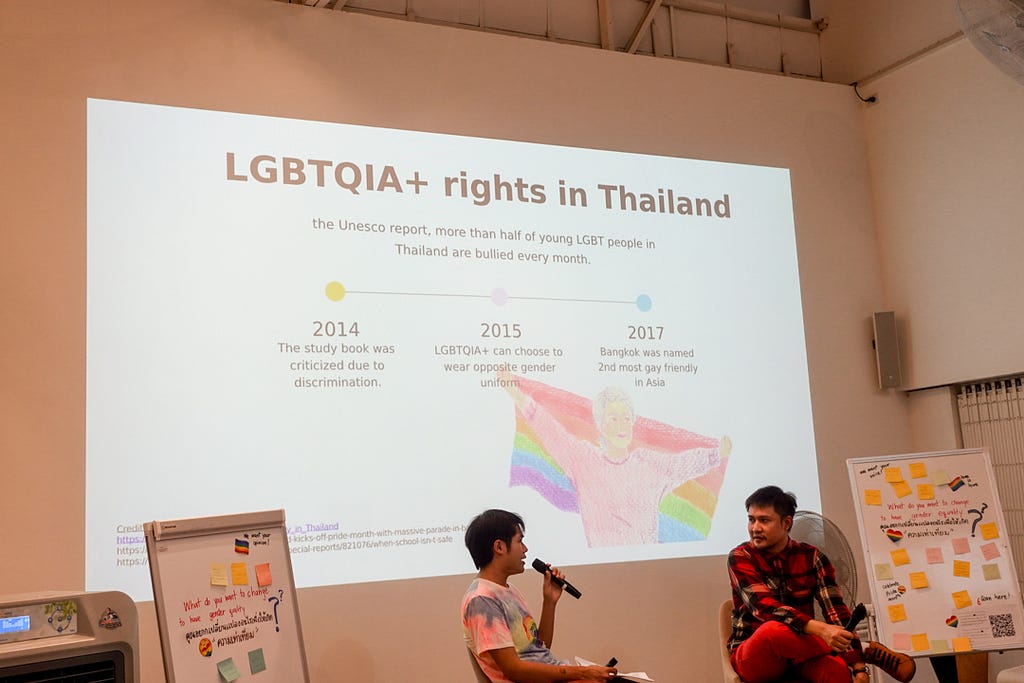 Discussion on Topics LGBTQIA+ Rights in Thailand in Finema Pride Month