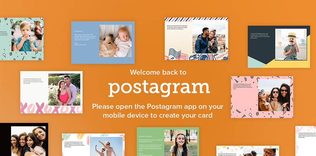 Go digital using Postagram