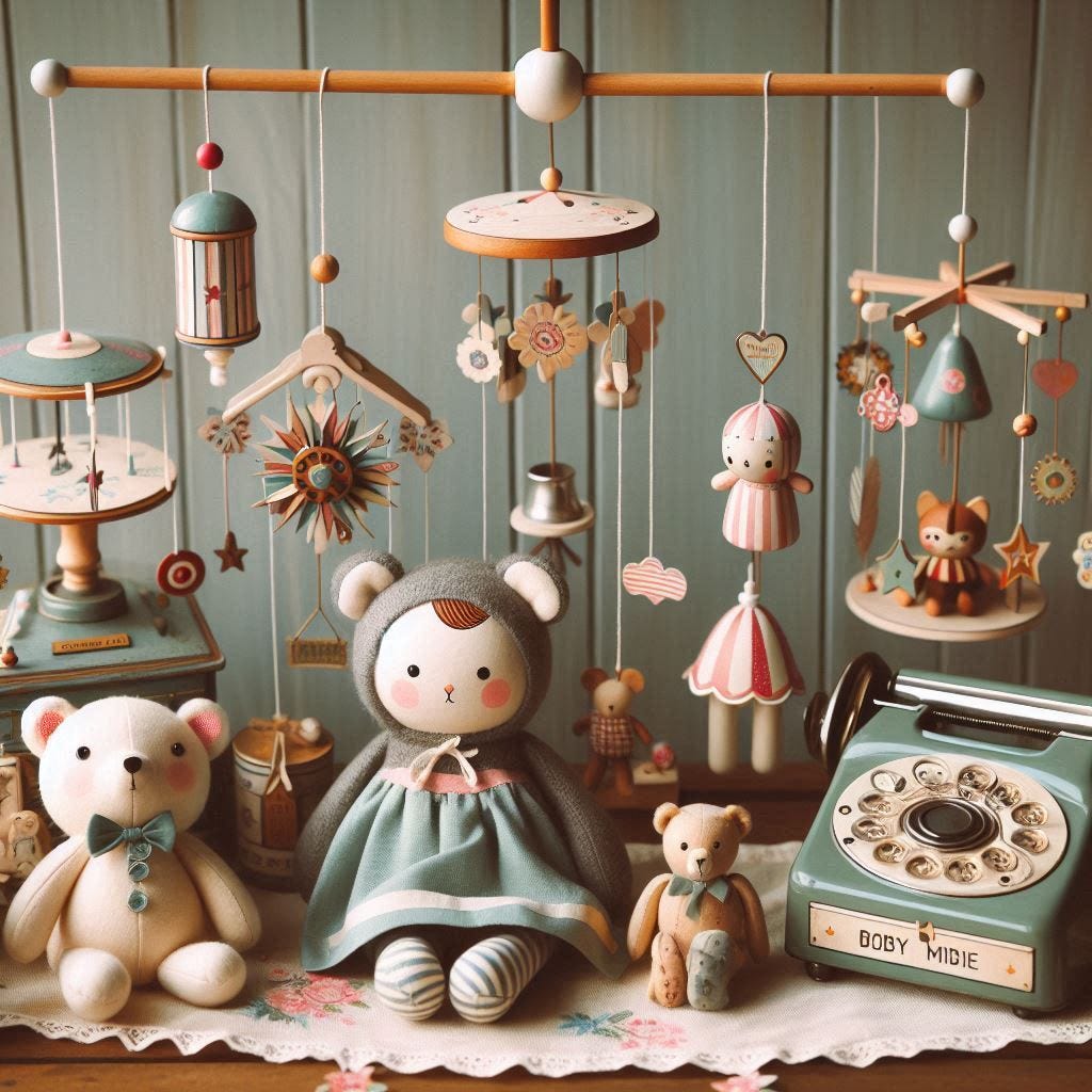 toys for Vintage inspired nursery