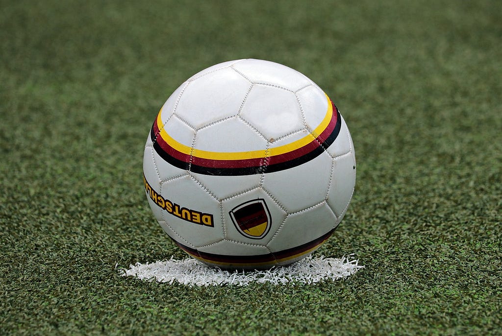 A German football.