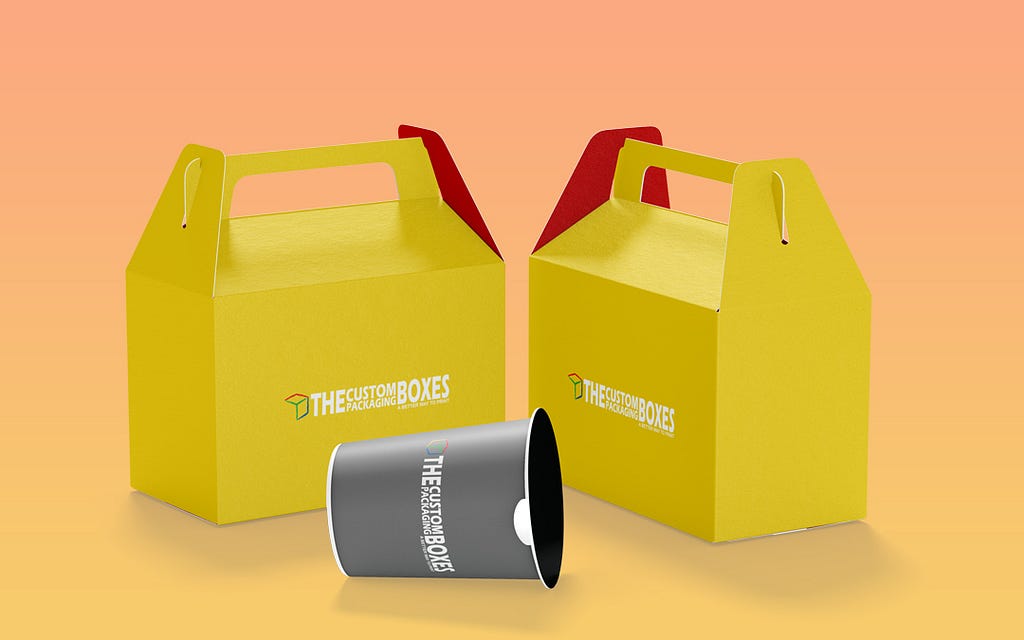 Custom Food Gable packaging Boxes