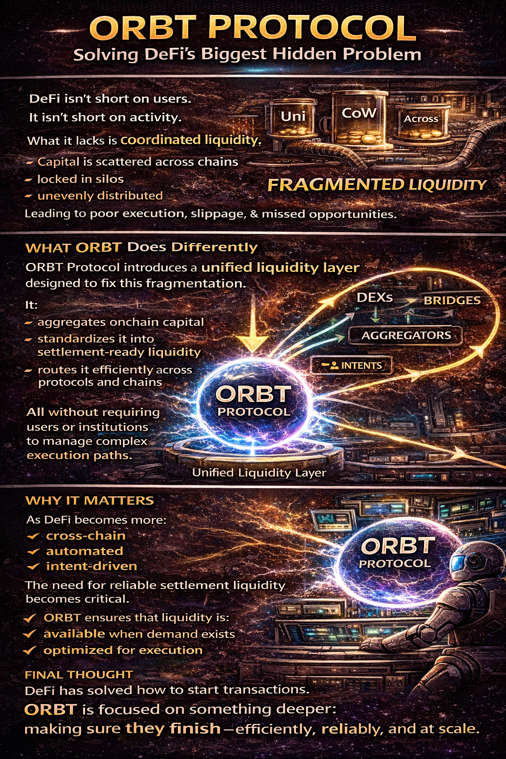 ORBT Protocol: Solving DeFi’s Biggest Hidden Problem
DeFi isn’t short on users.