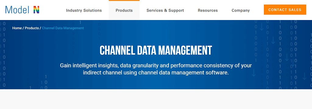 Model N Channel Data Management