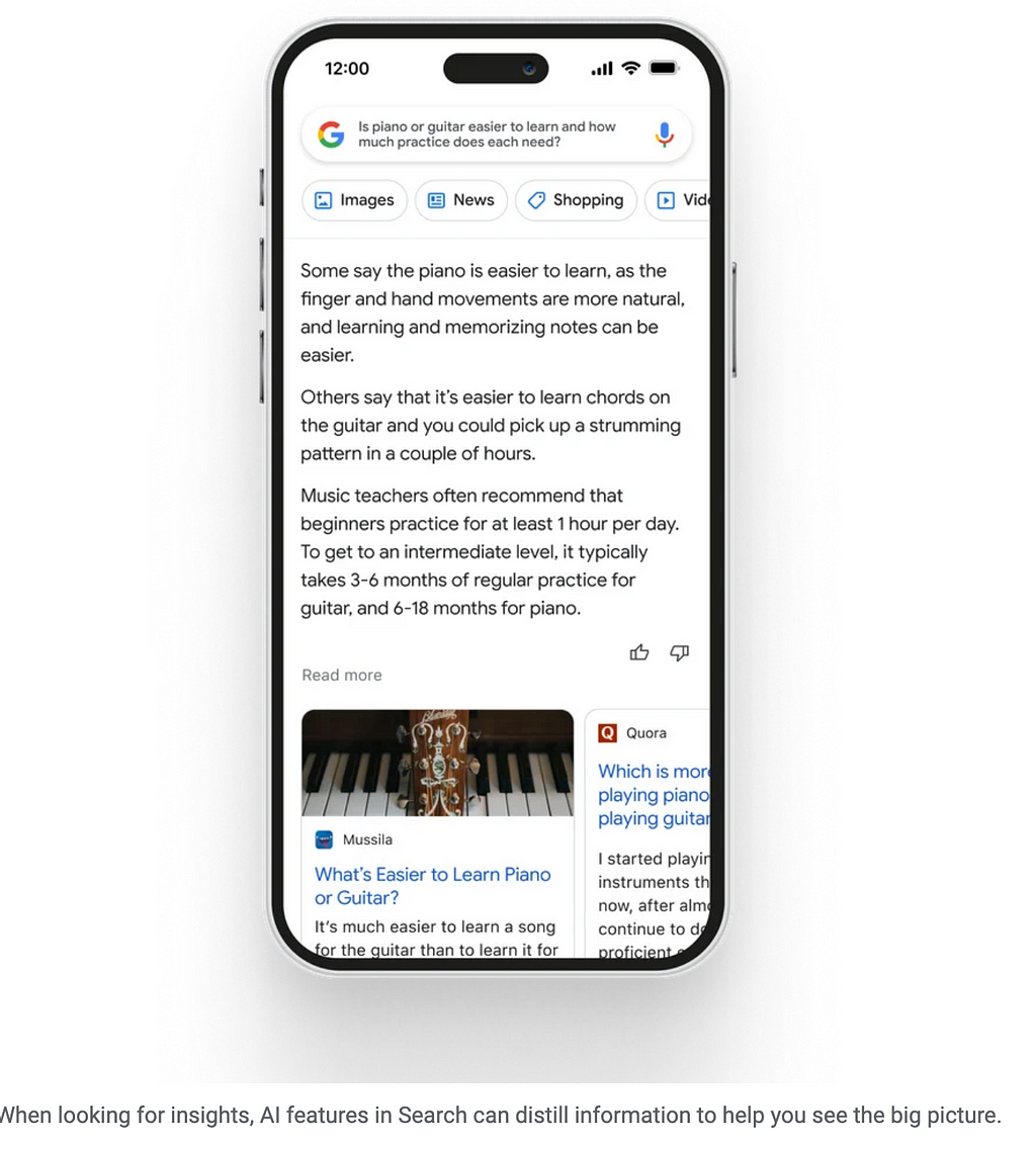 Google AI reaction to ChatGPT — announcement blog post image