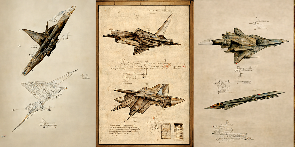 F15 fighter jets designed by Leonardo Da Vinci