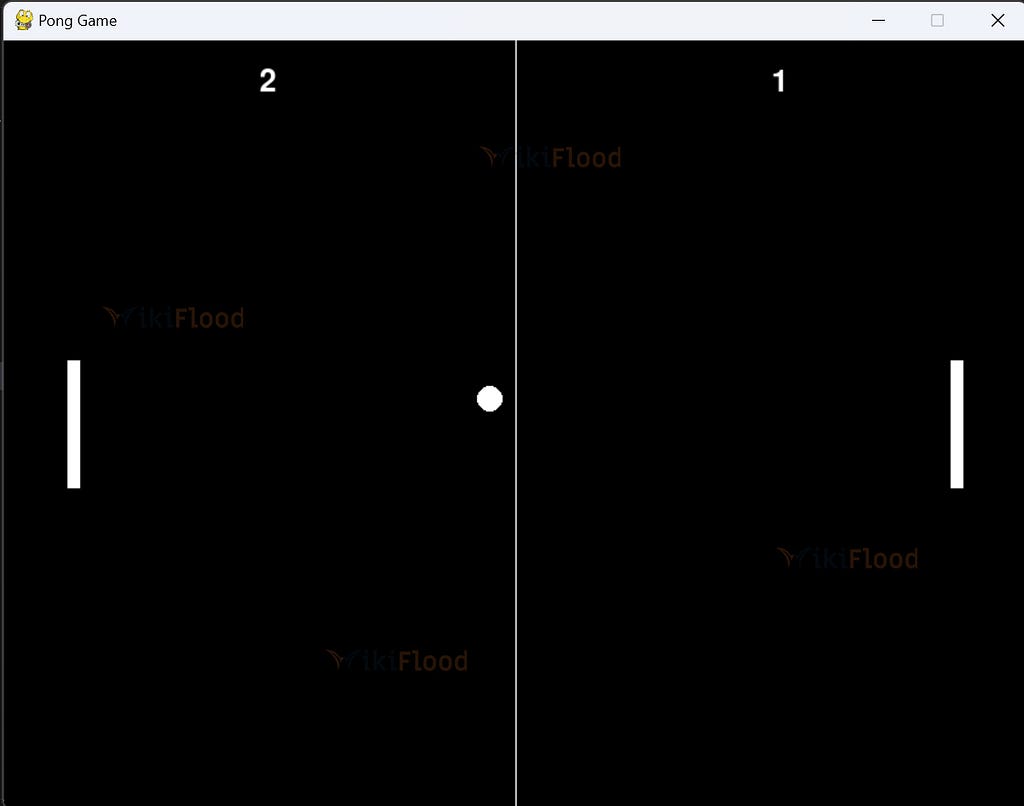 Python Pong Game Output