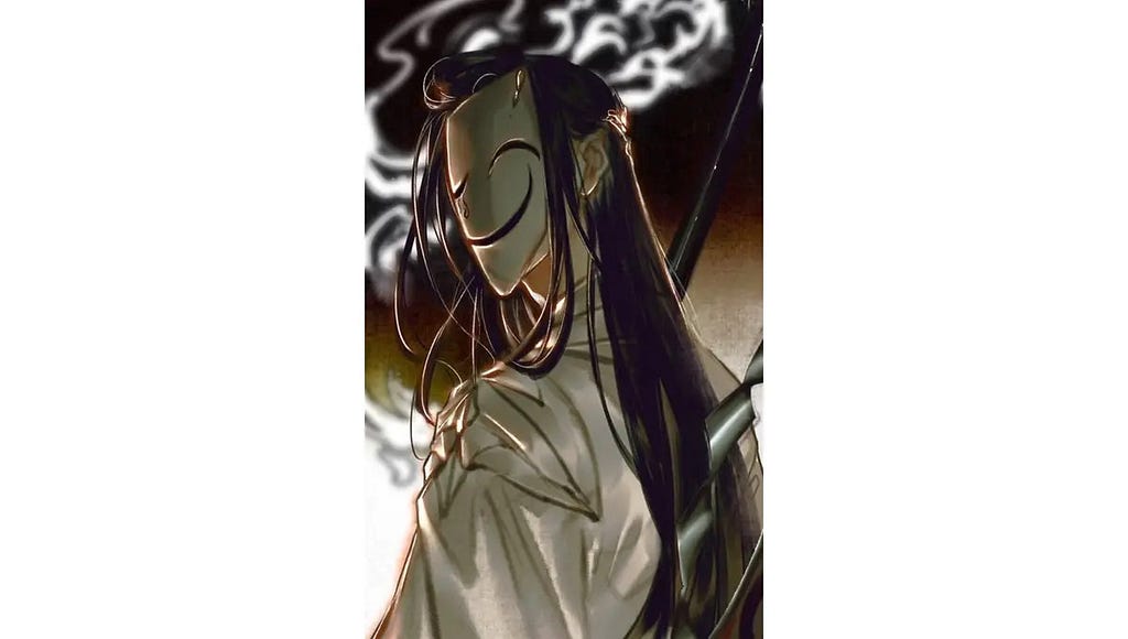 Bai Wu Xiang/No Face Calamity, From Tian Guan Ci Fu, Credit: Heaven Official’s Blessings Wiki