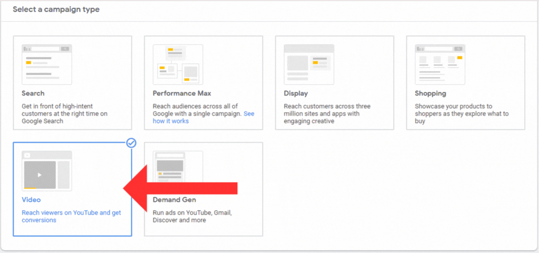 Beginners Guide With Google Video Ads For GEO Targeted USA Visitors Selecting The Video Option