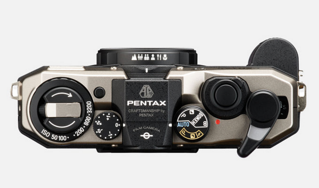 The Pentax 17 from above.