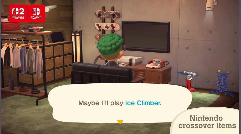 Animal Crossing New Horizons brings back playable video games in the January 2026 update