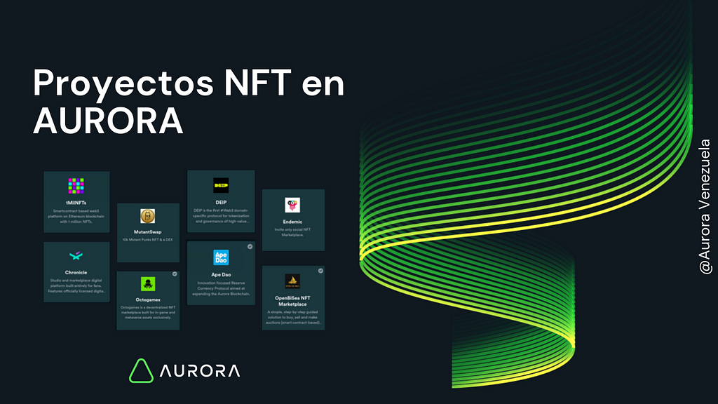 Proyectos NFT en Aurora