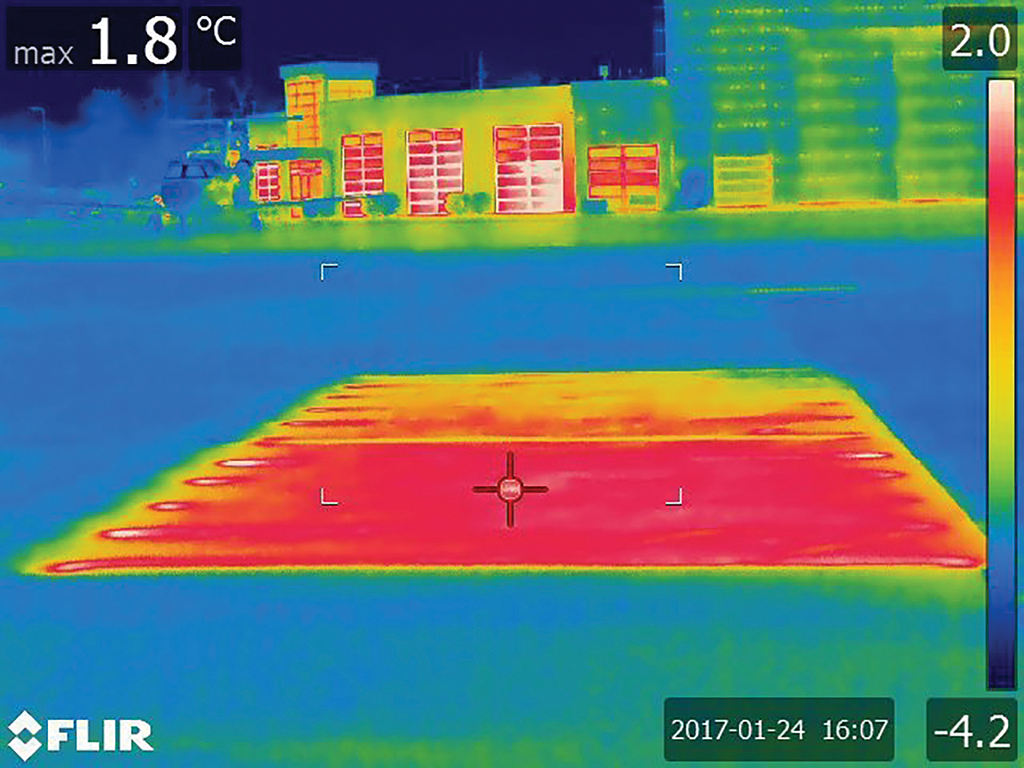 Image with FLIR camera.