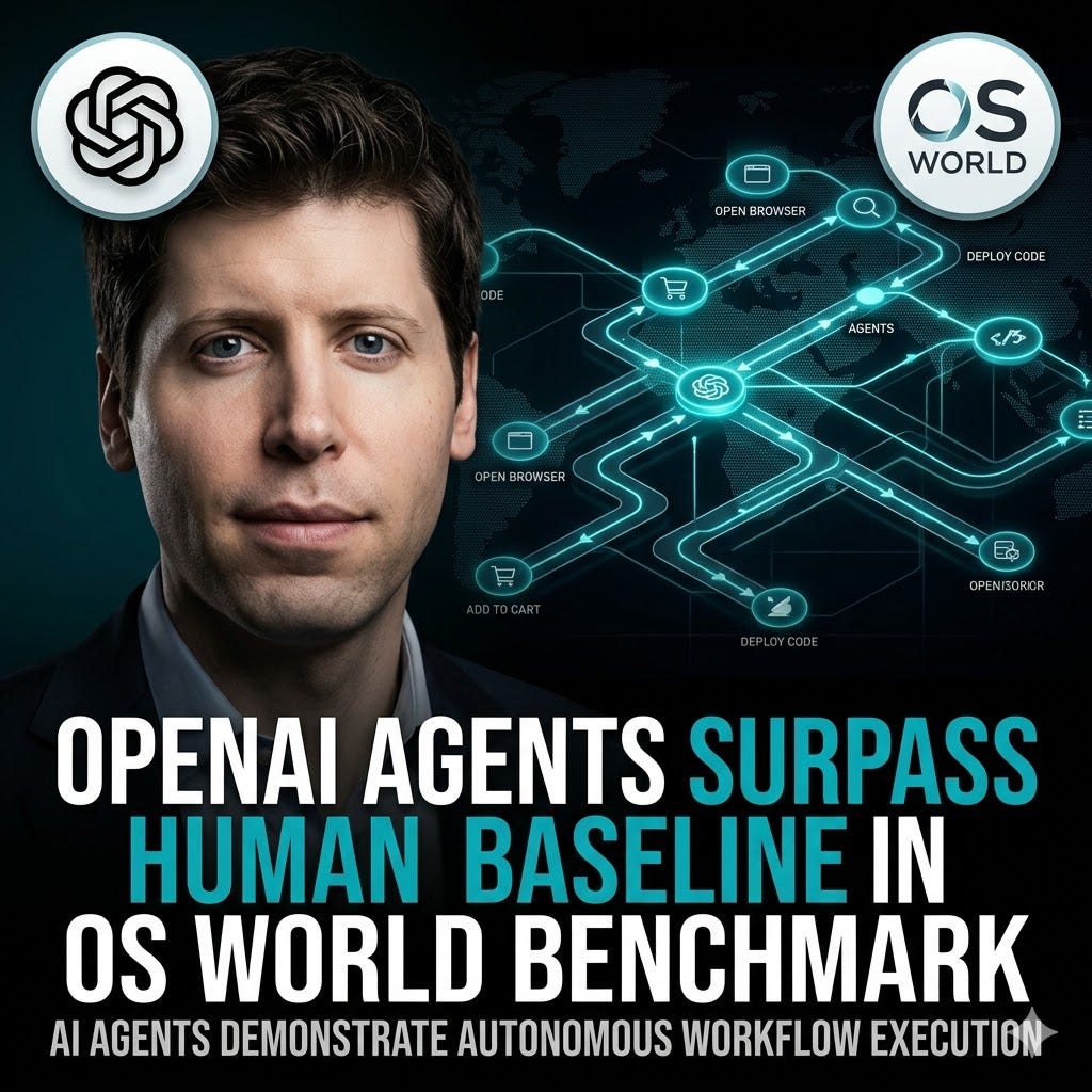The OS World benchmark results just proved that we’ve crossed the rubicon of machine agency