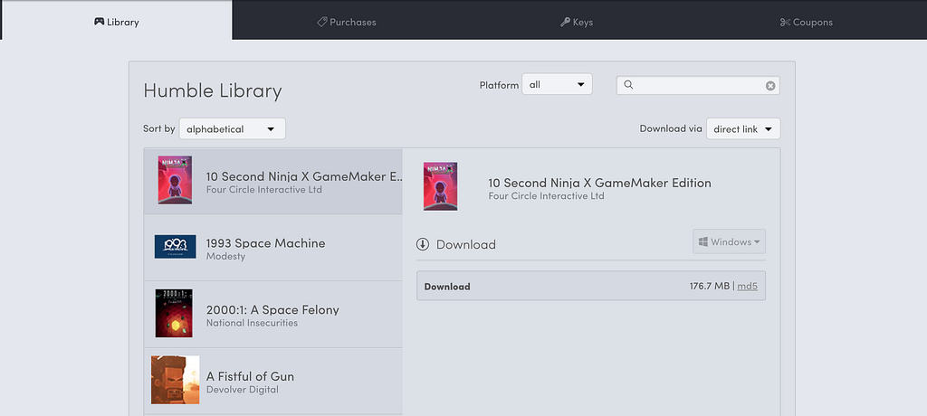 DiscoverHumble: The Problem with the HumbleBundle Library