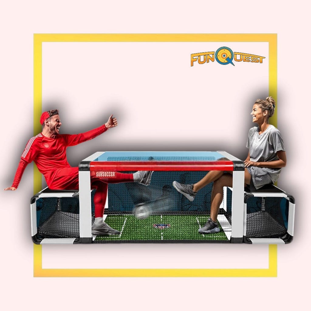 Bench Soccer is a unique twist on traditional football (soccer), where players must navigate between benches strategically placed on the field instead of running freely. This variation requires teamwork, quick thinking, and precise passing skills. Bench Soccer is inclusive and suitable for all ages and skill levels, making it a fun and engaging activity for parties, events, and team-building activities.