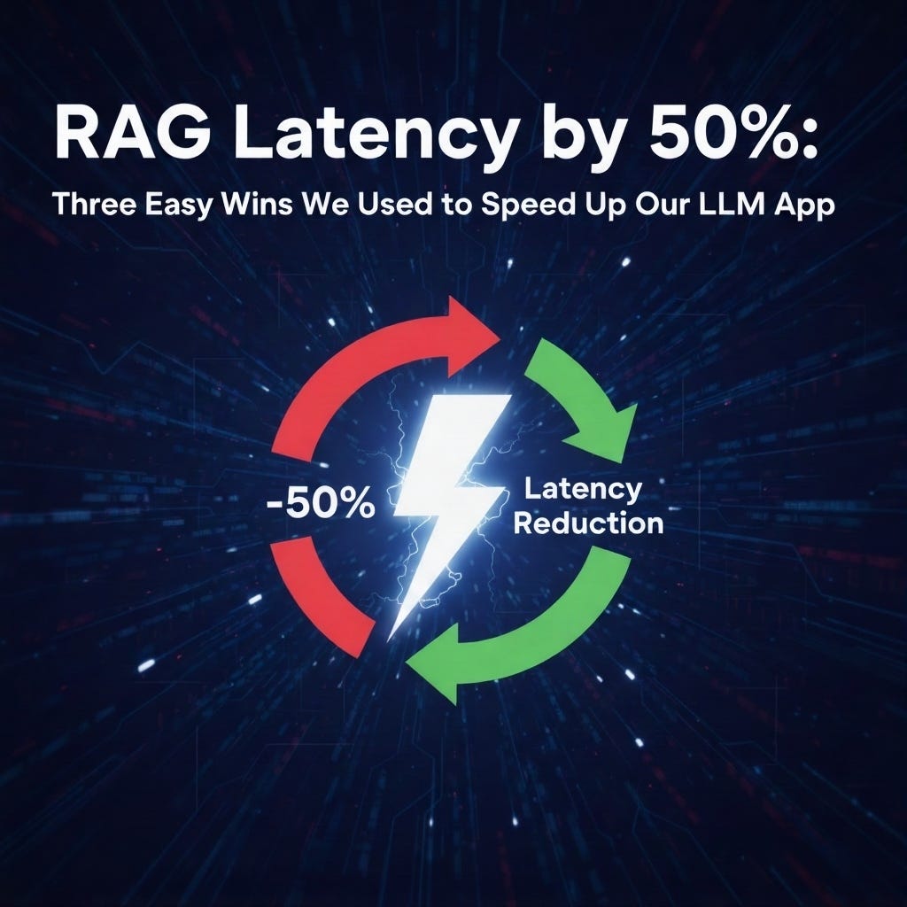 Slashing RAG Latency by 50%