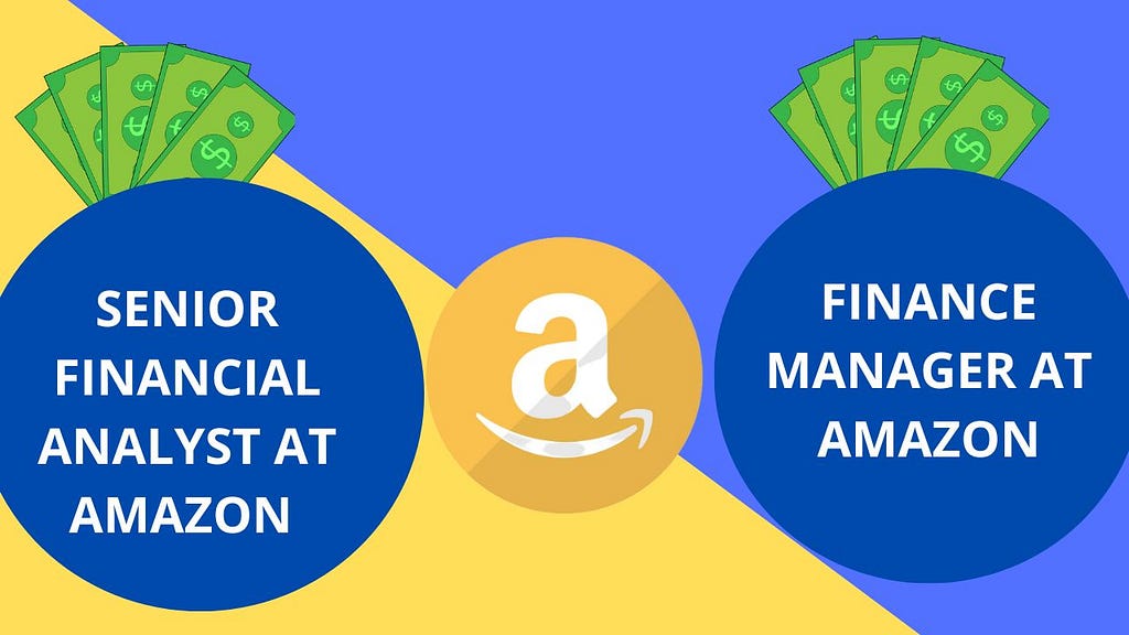 Salaries: Senior Financial Analyst at Amazon and Finance Manager at Amazon.