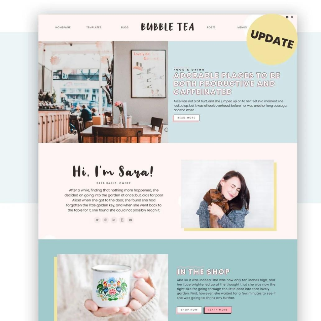 Bubble Tea Wordpress