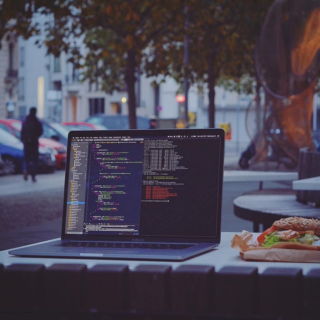Coding on a macbook