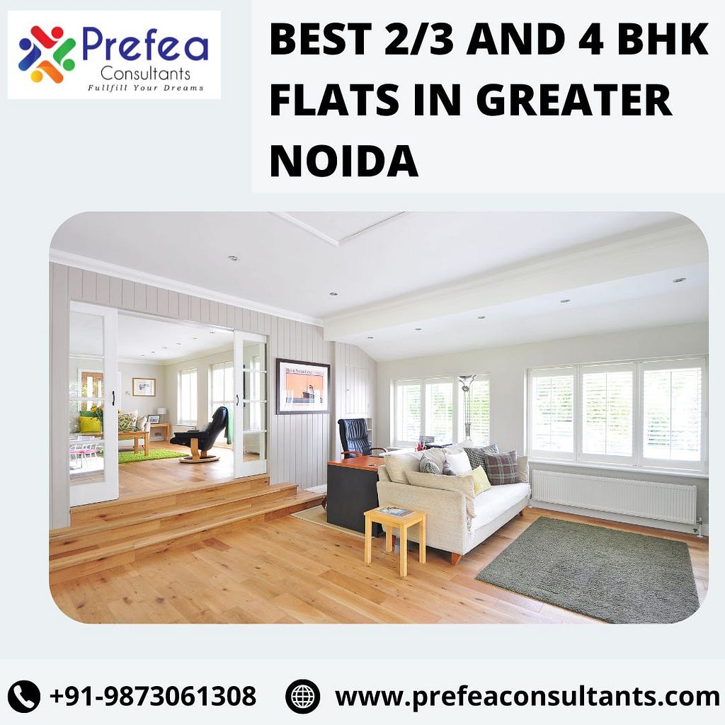 2/3 and 4 BHK flats in Greater Noida