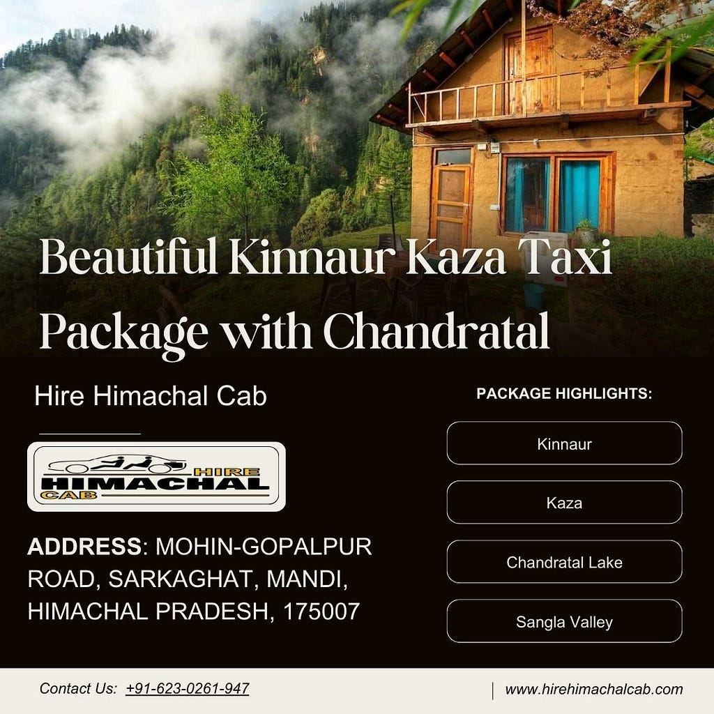 Kaza to Chandratal Taxi — Hire Himachal Cab