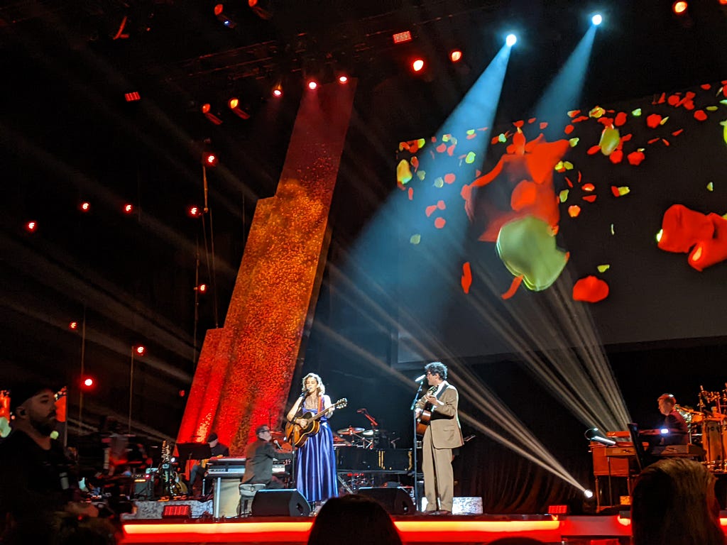 Gaby Moreno and David Aguilar at the GRAMMYs 2024