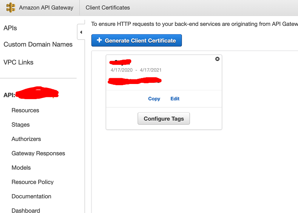 Copy the certificate content